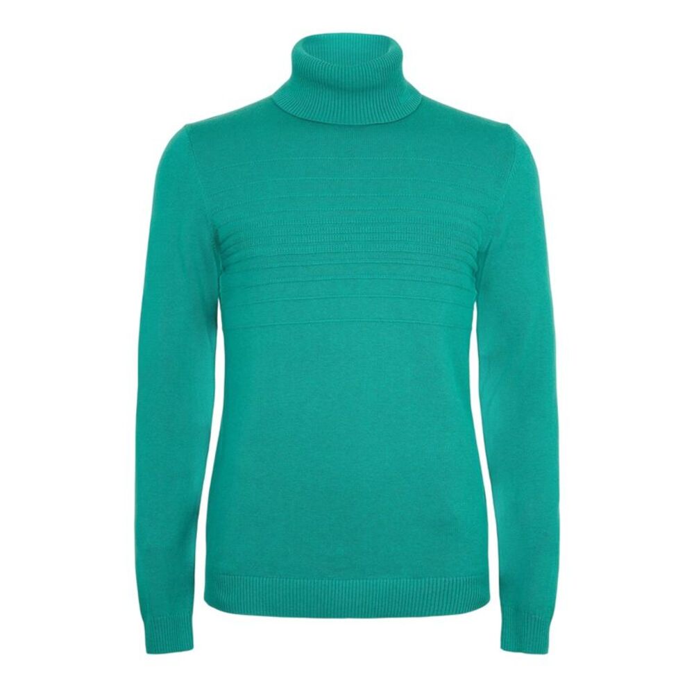 Hugo Mens Knitted Turtle Neck Top / Green